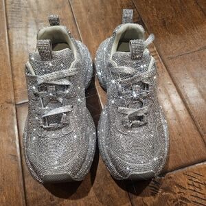 FULL sparkling rhinestone designer clunky dad shoes size 35 NWT